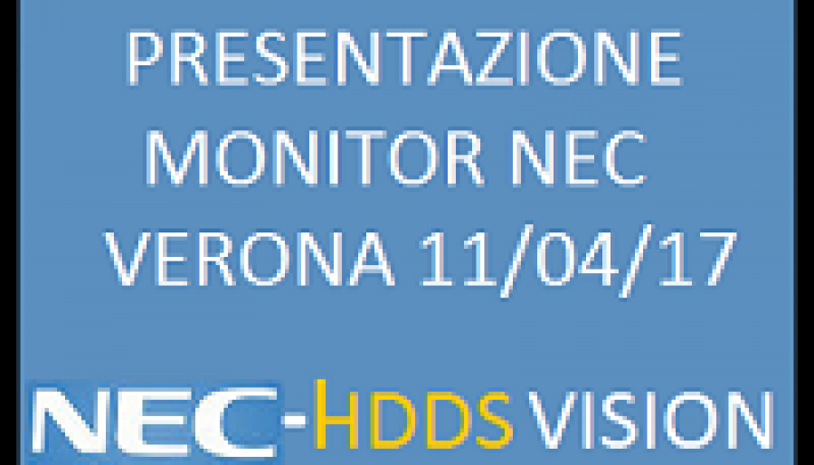 Partecipazione evento NEC – Nuovi monitor 2017